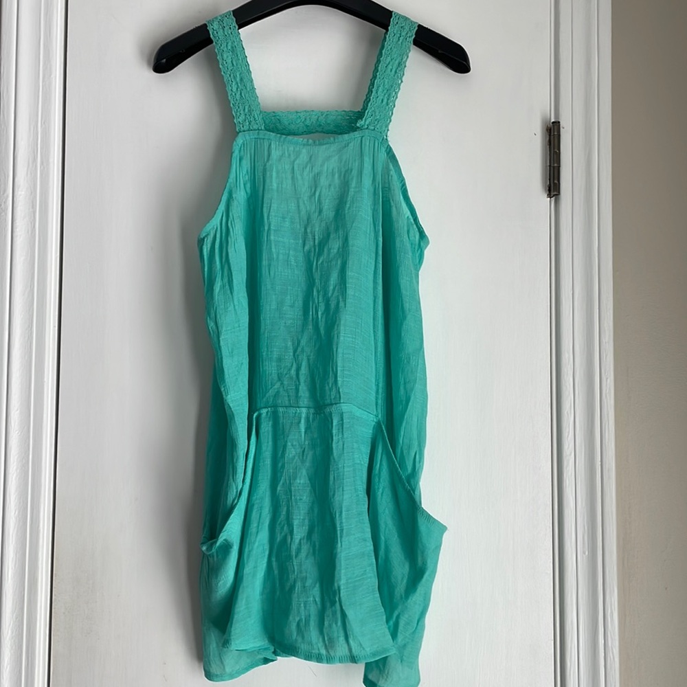 Sister Teal Gauze Swim Coverup S